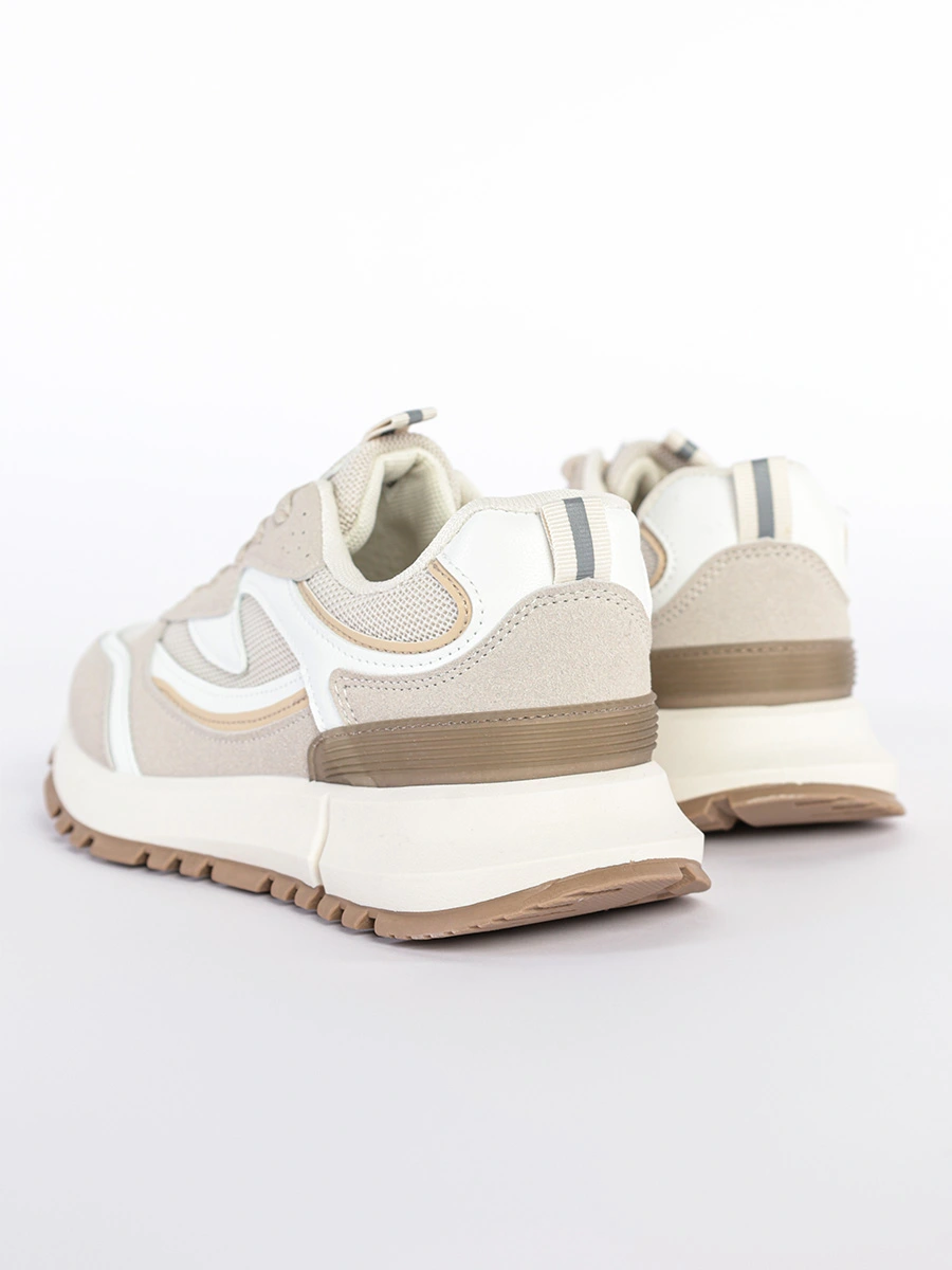 Кроссовки комбинированные в стиле колор-блок